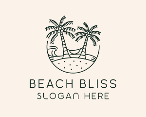 Swimwear - Tropical Beach Vacation logo design