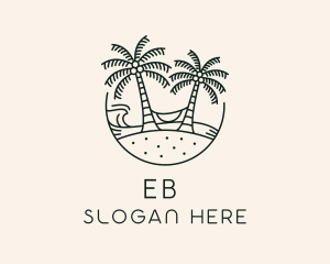 Sea - Tropical Beach Vacation logo design