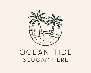 Tide - Tropical Beach Vacation logo design