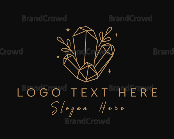 Gold Crystals Jewelry Logo