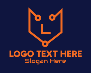 Fox - Tech Fox Lettermark logo design