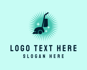 Home Cleaning Vacuum Cleaner logo design