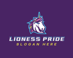 Unicorn Gaming Streamer logo design