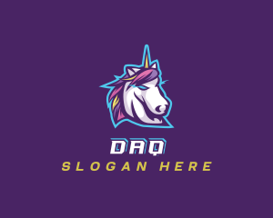 Lgbt - Unicorn Gaming Streamer logo design