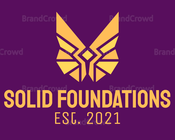 Golden Amulet Wings Logo