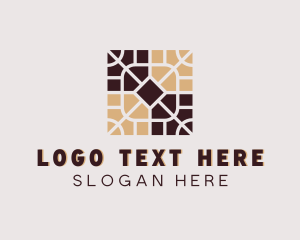 Interior Design - Brick Paving Tiles logo design