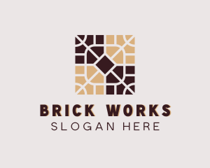 Brick Paving Tiles logo design