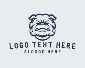 Clan - Tough Bulldog Game Clan logo design