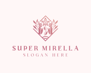 Flower Arrangement - Floral Garden Spa logo design