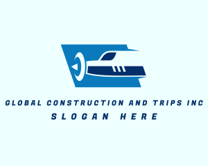 Transport - Airplane Travel Propeller logo design