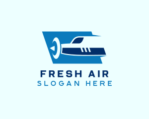 Airplane Travel Propeller logo design