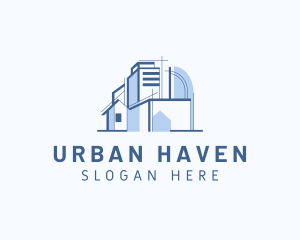 Cityscape - House Cityscape Architecture logo design