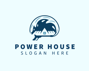 Home Cleaning Power Wash Logo