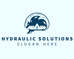 Hydraulic - Home Cleaning Power Wash logo design