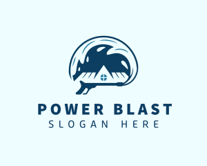 Home Cleaning Power Wash logo design