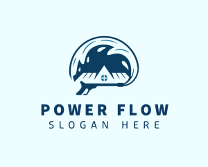 Home Cleaning Power Wash logo design