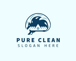 Home Cleaning Power Wash logo design