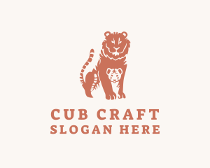 Cub - Wildlife Tiger & Cub logo design