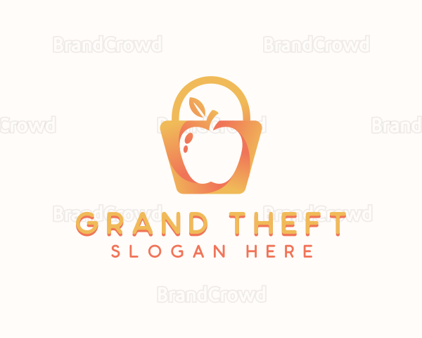 Apple Shopping Bag Logo