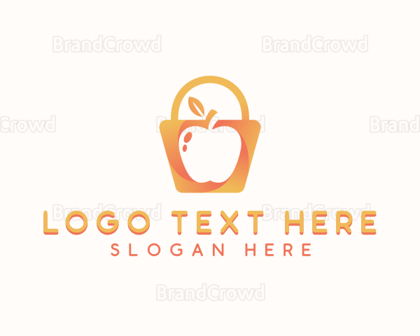 Apple Shopping Bag Logo