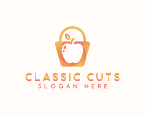 Apple Shopping Bag logo design