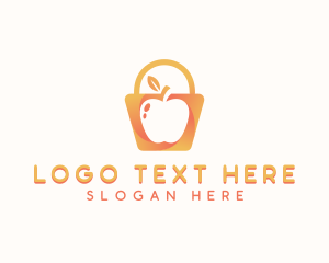 Apple Shopping Bag Logo