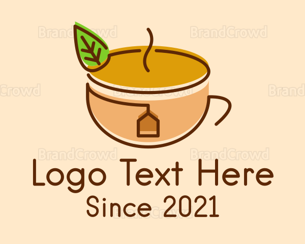 Organic Tea Cup Logo