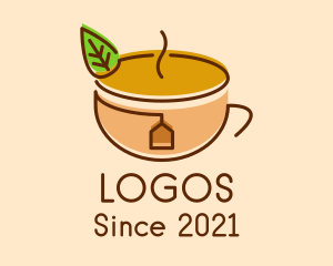 Health - Organic Tea Cup logo design