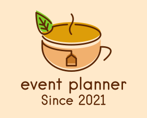 Loose Leaf Tea - Organic Tea Cup logo design