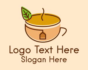 Organic Tea Cup Logo