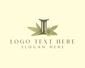 Nature - Elegant Flower Letter I logo design