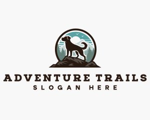 Mountain Dog Adventure logo design
