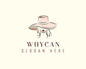 Fashion Hat Woman Logo