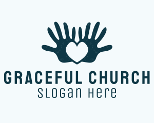 Life - Human Heart Community Charity logo design