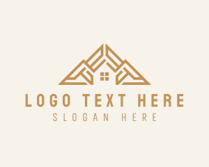 Leasing - Repair Property Roofing logo design