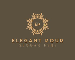 Elegant Flower Event logo design