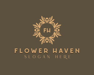 Elegant Flower Event logo design