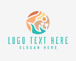 Lodging - Island Beach Resort logo design