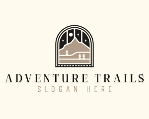 Summit Mountain Hike logo design