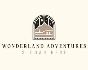 Summit Mountain Hike logo design