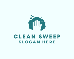 Hygiene - Hand Wash Bubbles logo design