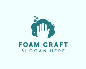 Foam - Hand Wash Bubbles logo design