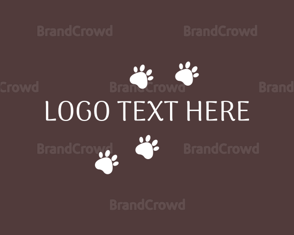 Minimalist Fur Pet Logo