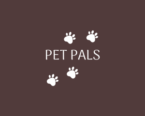 Minimalist Fur Pet logo design