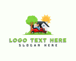 Lawn Mower Garden Logo