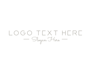 Photograph - Minimalist Fashion Wordmark logo design