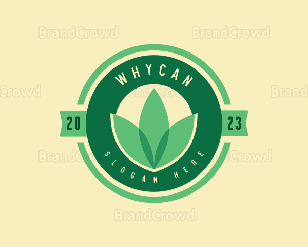 Vegan Farm Leaf Logo