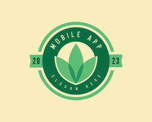 Vegan Farm Leaf Logo