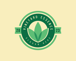 Vegan Farm Leaf logo design