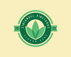 Vegan Farm Leaf logo design